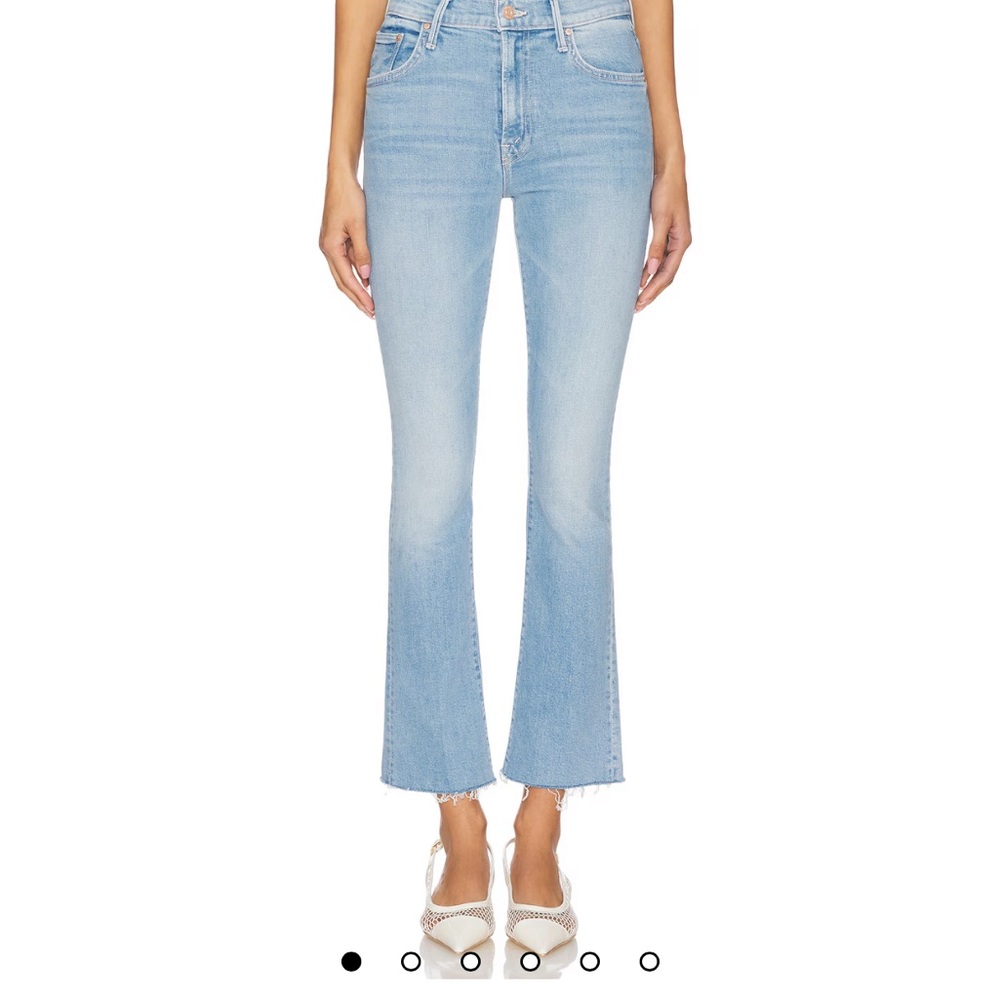 MOTHER Insider Ankle Fray Jeans
